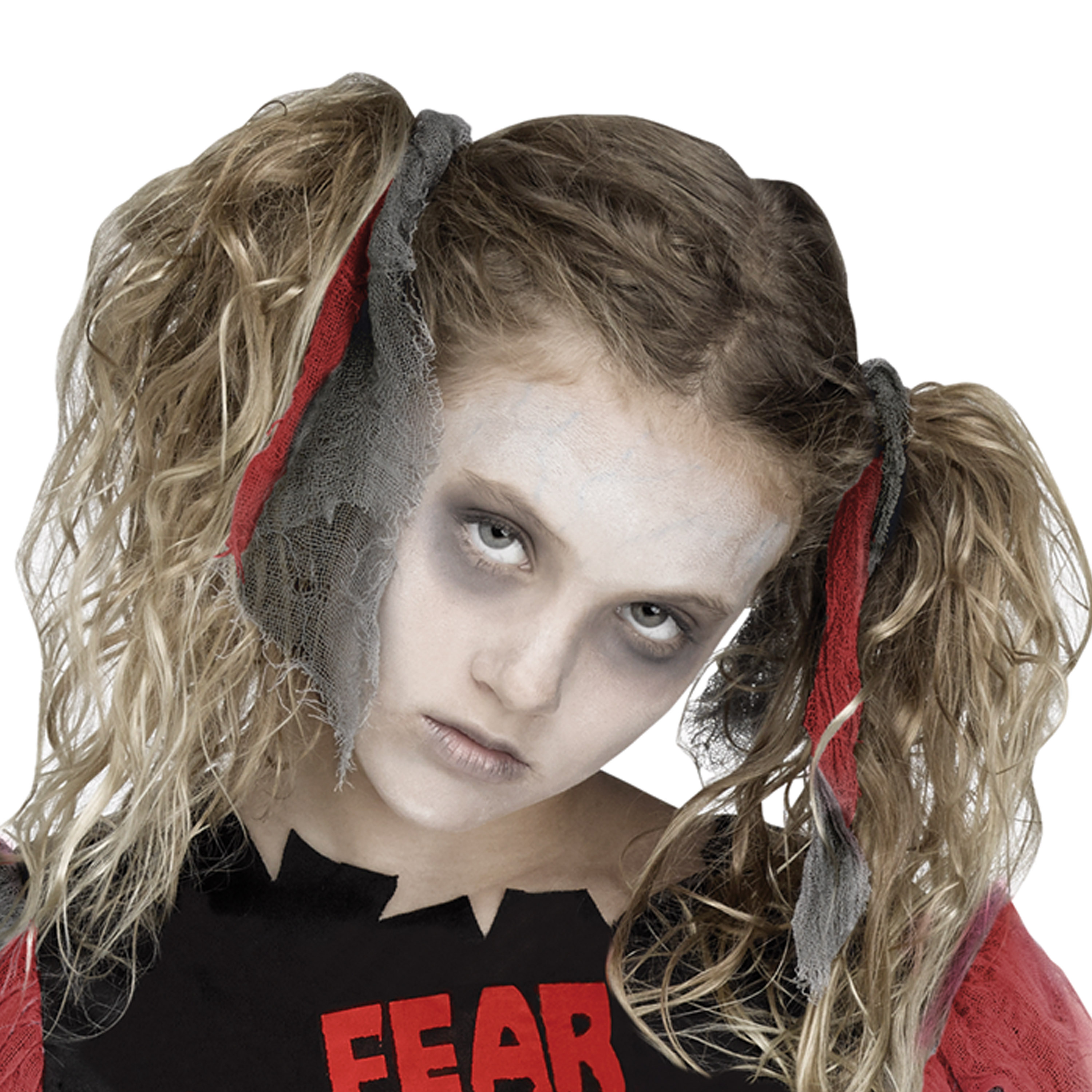 Costume d’Halloween Zombie Meneuse De Peur pour enfants, filles taille M 7-8, par Fun World