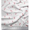 thumbnail image 1 of Soimoi Rayon Fabric Brush Stroke & Cactus Tree Printed Fabric 1 Yard 56 Inch Wide, 1 of 3