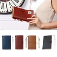 thumbnail image 2 of SIYTUAU Vintage A6 Portable Travel Notebook With Metal Bookmark Ruler Paper Material 90 Sheets Lined Journal Blue Cover Blue, 2 of 5