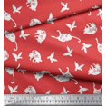 thumbnail image 3 of Soimoi Rayon Fabric Bird & Cat Animal Fabric Prints by Yard 56 Inch Wide, 3 of 3