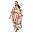 thumbnail image 1 of Caftans Longs pour Femmes Grande Taille Robe Caftan Robe de Soirée Fête Été Plage Robe d'Été Manches Kimono Longues Robes Décontractées en Ligne, 1 of 7