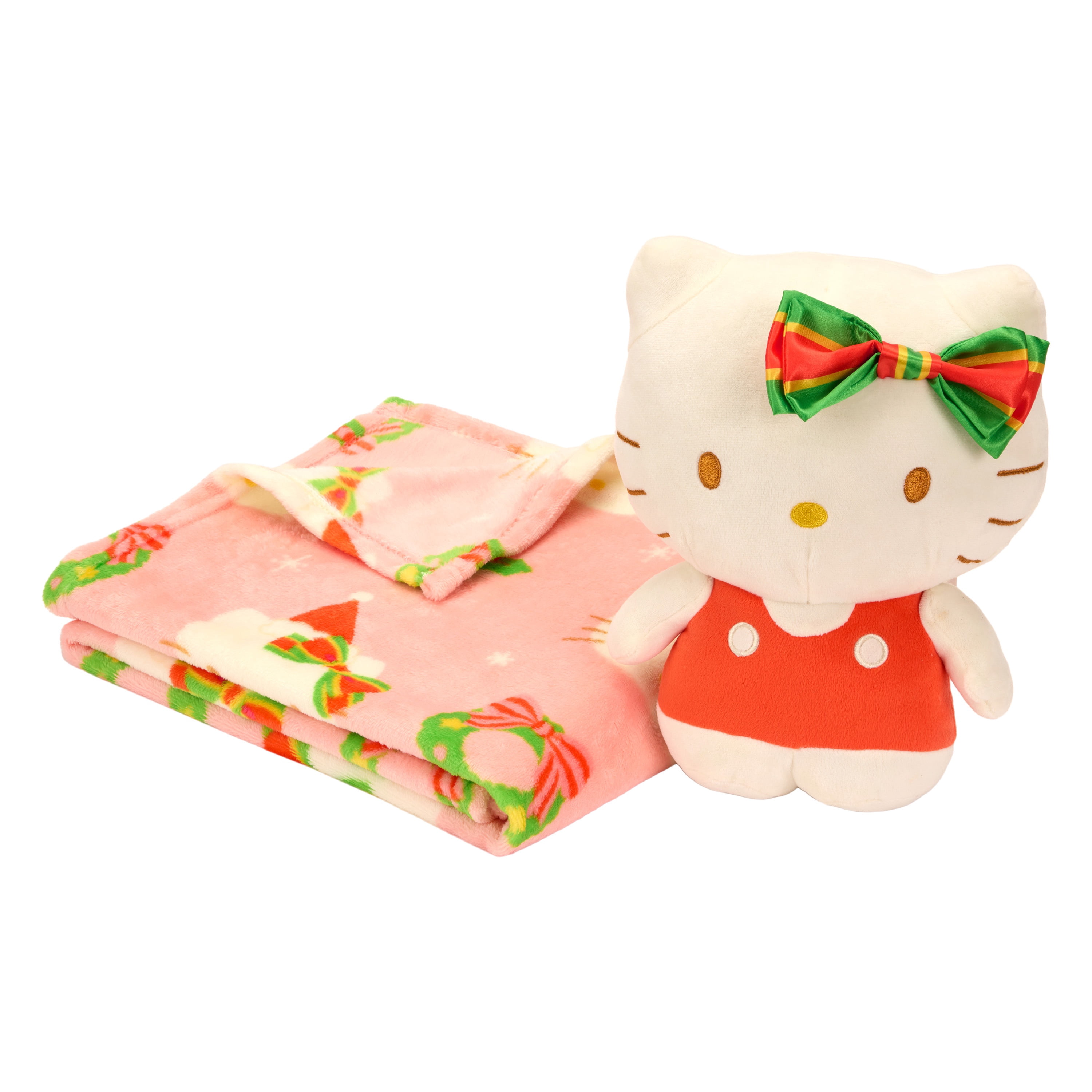 Hello Kitty "All Wrapped Up" oreiller avec jeté