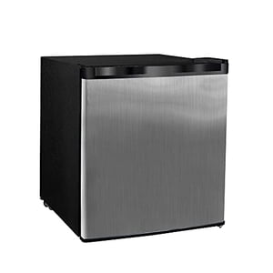 Finition en acier inoxydable 1.1 Cu.ft. Compact Mini Congélateur droit avec régulation de température réglable, pour Home Apartment Bureau Garage