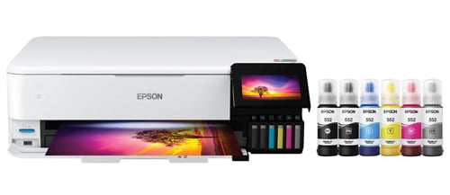 New Epson SuperTank EcoTank Photo ET-8550 Wireless All-In-One SuperTank Wide Inkjet Printer