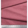 thumbnail image 2 of Soimoi Modal Satin Fabric Dot & Geometric Small Printed Fabric 1 Yard 42 Inch Wide, 2 of 3