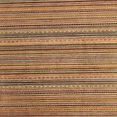 thumbnail image 1 of Ahgly Company Tapis d'Intérieur Carré Abstrait Marron Sienne Foncé, 5 Pieds Carré, 1 of 6