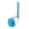 thumbnail image 1 of Hearth & Gear Pet Bath Brush Long Handle Grooming Brush With Shampoo Dispenser | Soft Silicone Cleaning Brush For Cats Dogs Rabbits | Liquid Adding Pet Massage Brush For Bathing Showering Pet Vacuum, 1 of 3