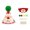 A, variante sur Wzzjkit Chapeau de Noël Mini Décoration en Éponge
