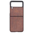 thumbnail image 2 of Leather Texture Phone Casefor Galaxy Z Flip,Business Real Leather Texture Real Leather Texture Casefor Galaxy Z Flip Leather Texture Phone Coverfor Z Flip Crafted with Care, 2 of 14