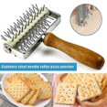 thumbnail image 1 of Dough Spike Roller Wheel Bread Pie Pizza Pasta Hole Maker Diy Tool, 1 of 3