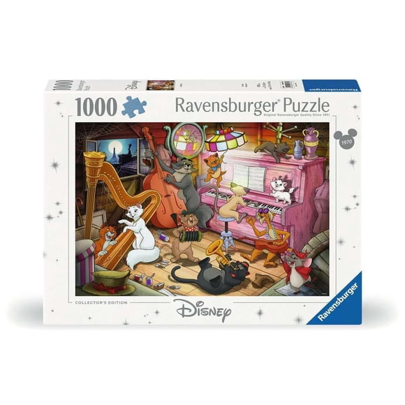 Ravensburger Disney Collector's Edition Aristocats Jigsaw Puzzle for Adults - 12000753 - Handcrafted Tooling, Made in Germany, Every Piece Fits Together Perfectly