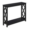thumbnail image 3 of Convenience Concepts Diamond Table Console, Fini Bois Noir, 3 of 4