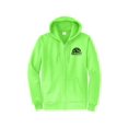 thumbnail image 1 of Gravity Outdoor Co. Zip-Up Hoodie - Neon Green - Black Logo - Medium, 1 of 2