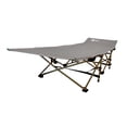 thumbnail image 2 of Portable Folding Camping Cot 250lb Capacity – Khaki Coloured Tubing, 2 of 7