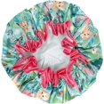 thumbnail image 2 of ORUYROP Allyrew Réutilisables Femmes Imperméables Chapeaux de Douche pour les Cheveux Longs, Sirènes, 2 of 4