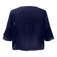 thumbnail image 5 of 2025 Women Fashion Solid Plus Size Cardigan for Women Mesh Irregular Short Sleeve Moth Cardigan Loose Cardigan Beach Holiday Oversized Cardigan for Women Tops, 5 of 5