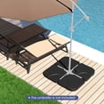 thumbnail image 4 of Costway Base de Parasol Déporté de Patio 20 Pouces Support, Base Remplie d'Eau, Poids, Ensemble de Plaque à Sable, 4 of 10