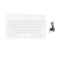 thumbnail image 2 of lionlar Universal Wireless Multi-Device Bluetooth 3 Portable Keyboard Japanese Keycaps white, 2 of 9