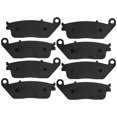 thumbnail image 3 of Niche Brake Pad for Honda Shadow Ace 750 Semi-Metallic Motorcycle 4 Pack 519-KPA2379D, 3 of 5
