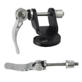 thumbnail image 2 of Universal Bike Trailer Coupler Steel Linker Trailer Hitch Adapter Mount Attachment with 2pcs Quick Release Rod (Black), 2 of 9