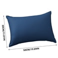 thumbnail image 3 of Housse de Coussin Rectangulaire Imperméable pour l'Extérieur, Moderne, Couleur Unie, Housse de Coussin Dossier pour Mobilier de Patio, 3 of 8