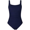 thumbnail image 1 of Women S One Piece Swimsuits Shirred  Swimwear Vintage Bathing Suits, 1 of 7