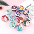 thumbnail image 2 of Christmas Tinplate  Candy Tin Can Candle Jars With Lid Candle Container Empty Box Cookie Candy Storage Gift Case, 2 of 6