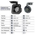 thumbnail image 3 of High-Quality 125250V 15 Amp Flanged Power Inlet Receptacle RV Plug for, 3 of 9