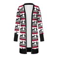 thumbnail image 2 of FOCUSNORM Femmes Juniors Cardigan de Noël à Manches Longues Vêtements de Fête Dessin Animé, 2 of 4