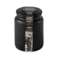 thumbnail image 3 of Thyme & Table, Small Ceramic Ribbed Kitchen Organization Jar, Black, 3 of 6