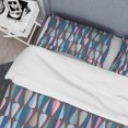 thumbnail image 4 of Designart 'Retro Abstract Drops VIII' Mid-Century Duvet Cover Set, 4 of 4