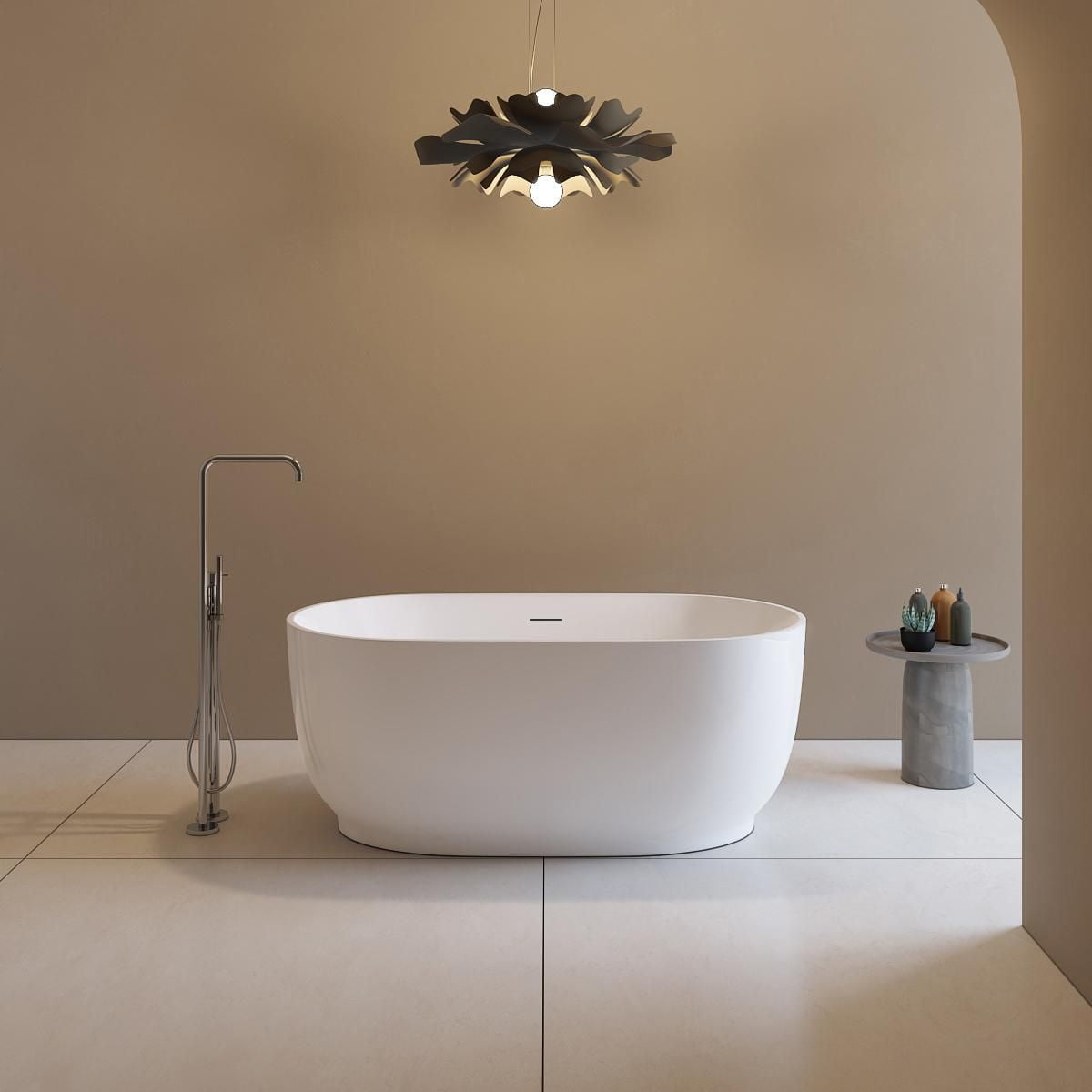A&E Bain et Douche JORIMI-59-WHT BAIN AUTOPORTANTE