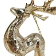 thumbnail image 2 of Holiday Time Gold Mecury Plastic Reindeer Christmas Hanging Ornament, 2 of 4