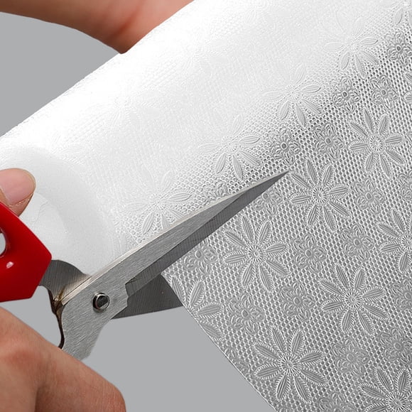 Dvkptbk Shelf Liner Non-Slip Shelf Liners for Kitchen Cabinets Waterproof Cabinet Liner Durable Eva Washable Refrigerator Drawers Mat for Shelves Pantry 12X60In