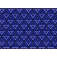 thumbnail image 1 of Ahgly Company Machine Washable Indoor Rectangle Transitional Sapphire Blue Area Rugs, 4' x 6', 1 of 7