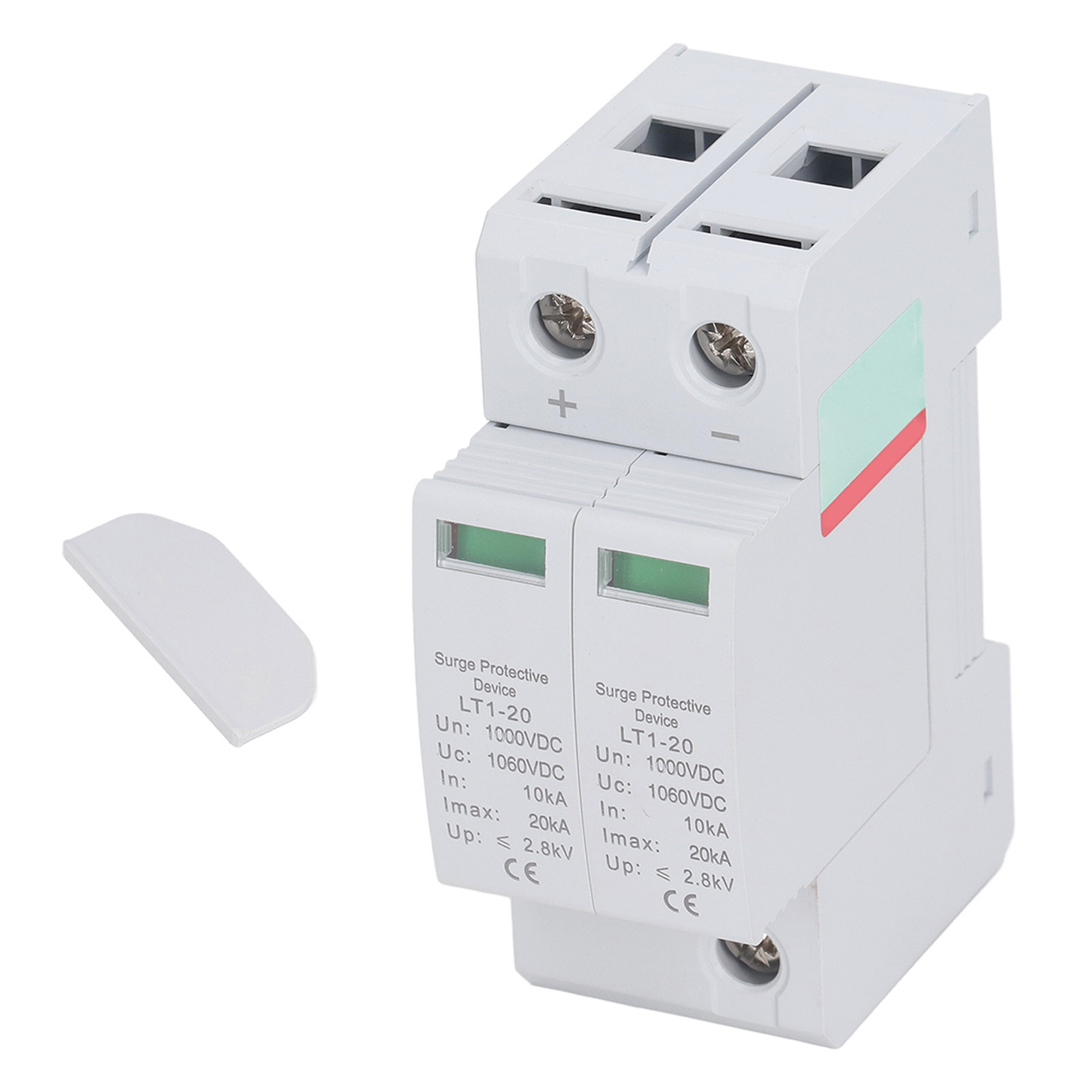 Surge Protector Protective Device, 1000V DC Fast  Surge Arrester Device Long Service Life  for On Load Electrical Equipment for Electrical Systems