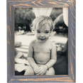 thumbnail image 2 of Rustic Wooden Poster Picture Frame 16x20 - Natural Solid Eco Distressed Wood for Wall Mounting Photo Frame - Grey, 2 of 6