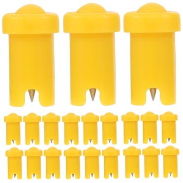 100 Pcs Bouteille de Colle pour Cils Aiguilles de Buse Extensions de Cils Colle Aiguilles Anti-Blocage