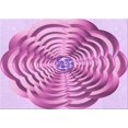 thumbnail image 1 of Ahgly Company Machine Washable Indoor Rectangle Transitional Blossom Pink Area Rugs, 3' x 5', 1 of 7
