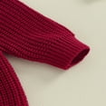 thumbnail image 4 of Baby  Neck Sweaters Long Sleeve Loose Knitted Pullovers, 4 of 7
