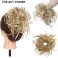 thumbnail image 2 of Chignon Synthétique Désordonné Pièce de Cheveux Ondulée Bouclée Élastique Chignon Épais pour Femmes Filles, 2 of 7