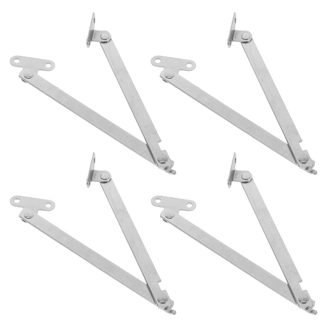 Shisuyan Charnières Fer Argent pour Armoire Meuble Garde-Robe Installation 4 Pcs 5.1X1.2X0.4In