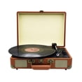 thumbnail image 4 of Vinyl Record Player Electric Phonograph Gramophone Speaker Leather Box Machine Vinyl Record Player ,Easy to Set Up, 4 of 5