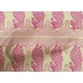 thumbnail image 4 of oneOone Cotton Cambric Fabric Peacock Block Printed Fabric 1 Yard 56 Inch Wide, 4 of 4