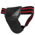 thumbnail image 2 of Boxing Groin Guard Protector PU Leather Breathable Jockstrap for Kickboxing Muay ThaiBlack, 2 of 14