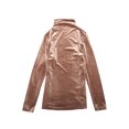thumbnail image 1 of INSPIRE CHIC Chemise à Manches Longues pour Femme Col Montant en Velours Extensible Col Roulé Blouse Basique Hauts Caramel TG, 1 of 5
