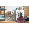 thumbnail image 2 of Ahgly Company Tapis Rectangulaire Lavable en Machine Intérieur Transitionnel Rouge Indien, 8 Pieds x 12 Pieds, 2 of 7