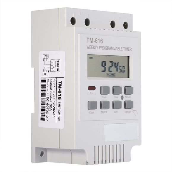 Timer, Plastic Reusable Programmable Digital Timer, For Neon Light Household Appliance, Road Lamp, Advertising Board,