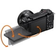 thumbnail image 3 of Sony Alpha ZV-E10 Mirrorless Vlog Camera With 16-50mm Lens + Two Pack 128GB Memory Card + Flash + Tripod + Backpack + ZeeTech Accessory Bundle (Black), 3 of 7
