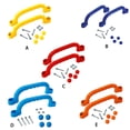 thumbnail image 2 of Baohd 2 Pcs Supports d'Escalade Colorés pour Cadres d'Escalade Extérieurs et Structures de Jeu Poignées de Saisie Extérieur D, 2 of 6